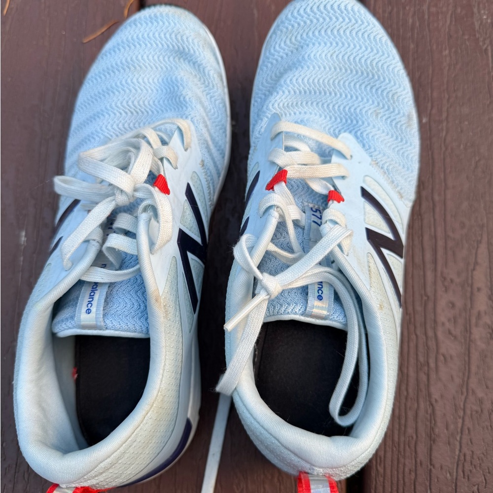 New Balance Light Blue Athletic Shoes - Picture 4 of 5